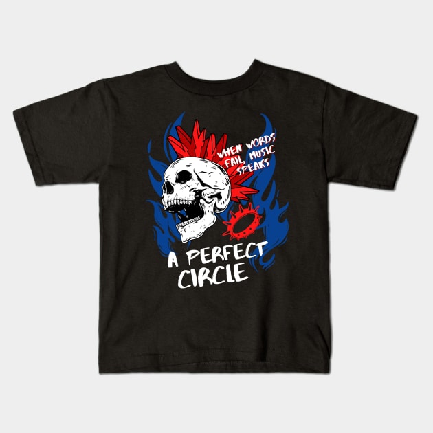 a perfect punk series Kids T-Shirt by daley doodles